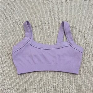 Lavender Ribbed Women's Bralette